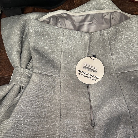 BABYBOO Alice mini dress - silver sparkle - Picture 8 of 8